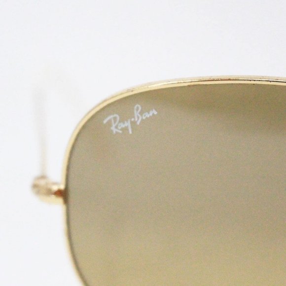 RAY-BAN #38403 Gold Frame Gradient Aviator Sunglasses main image 4
